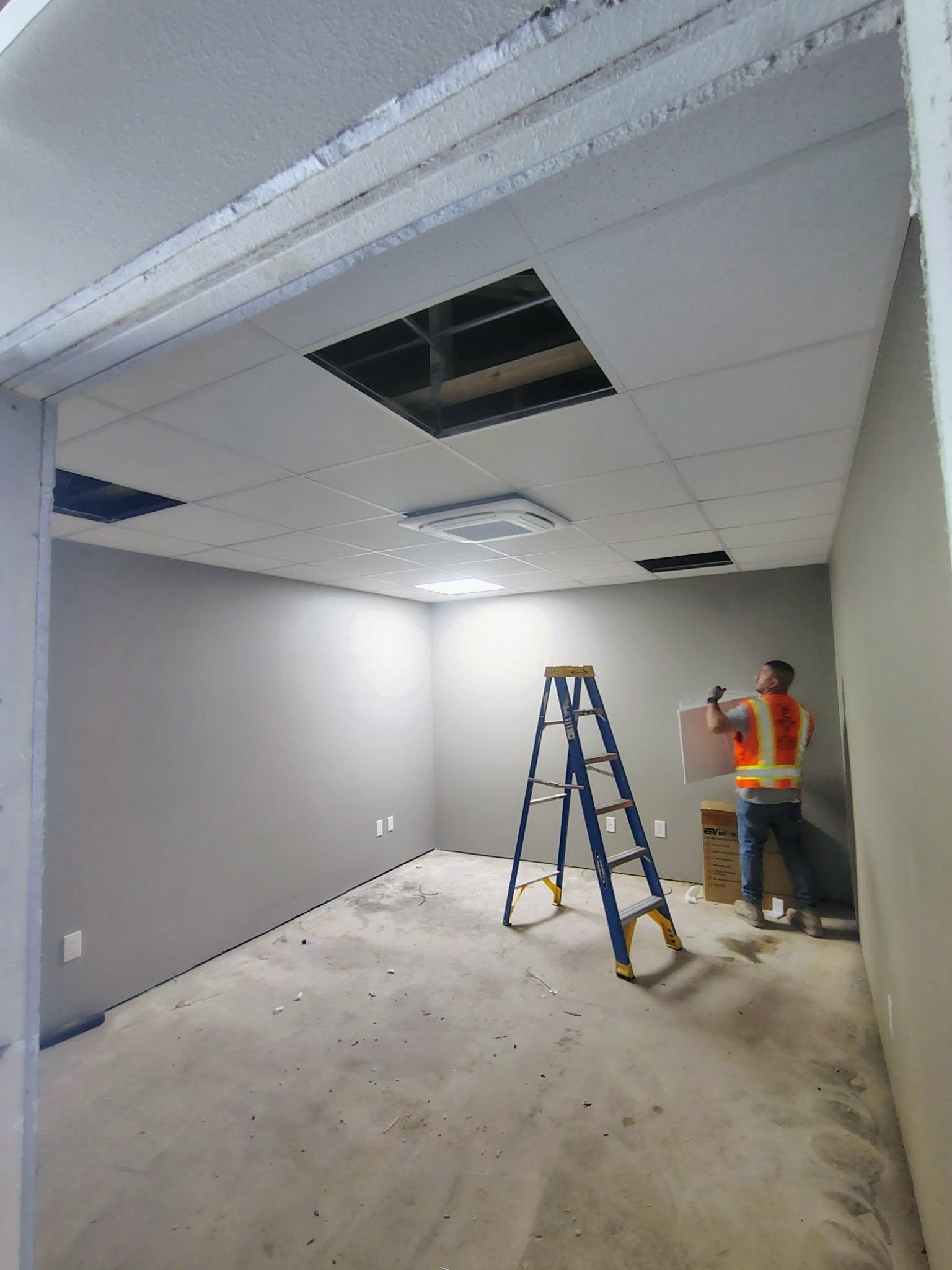 Drop-Ceiling Install — Chess Remodels project