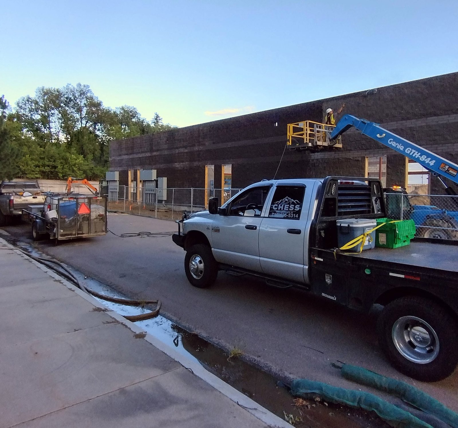 Commercial Exterior Work — Chess Remodels project