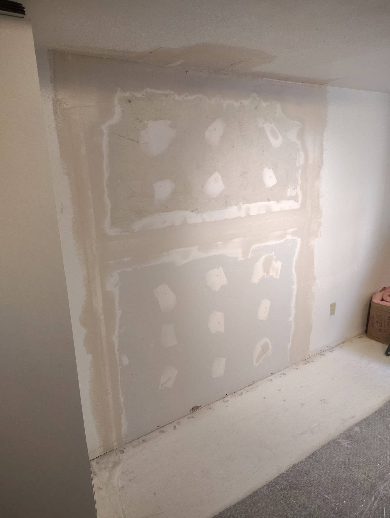 Drywall — Mudded & Taped — Chess Remodels project