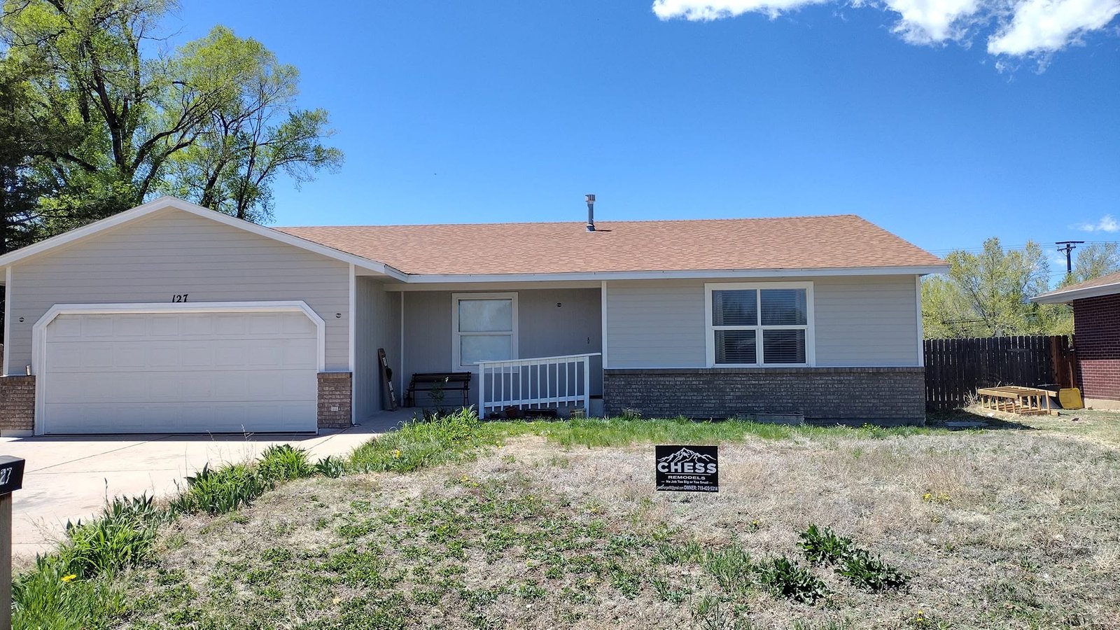 Ranch Full-Facade Renovation — Chess Remodels project