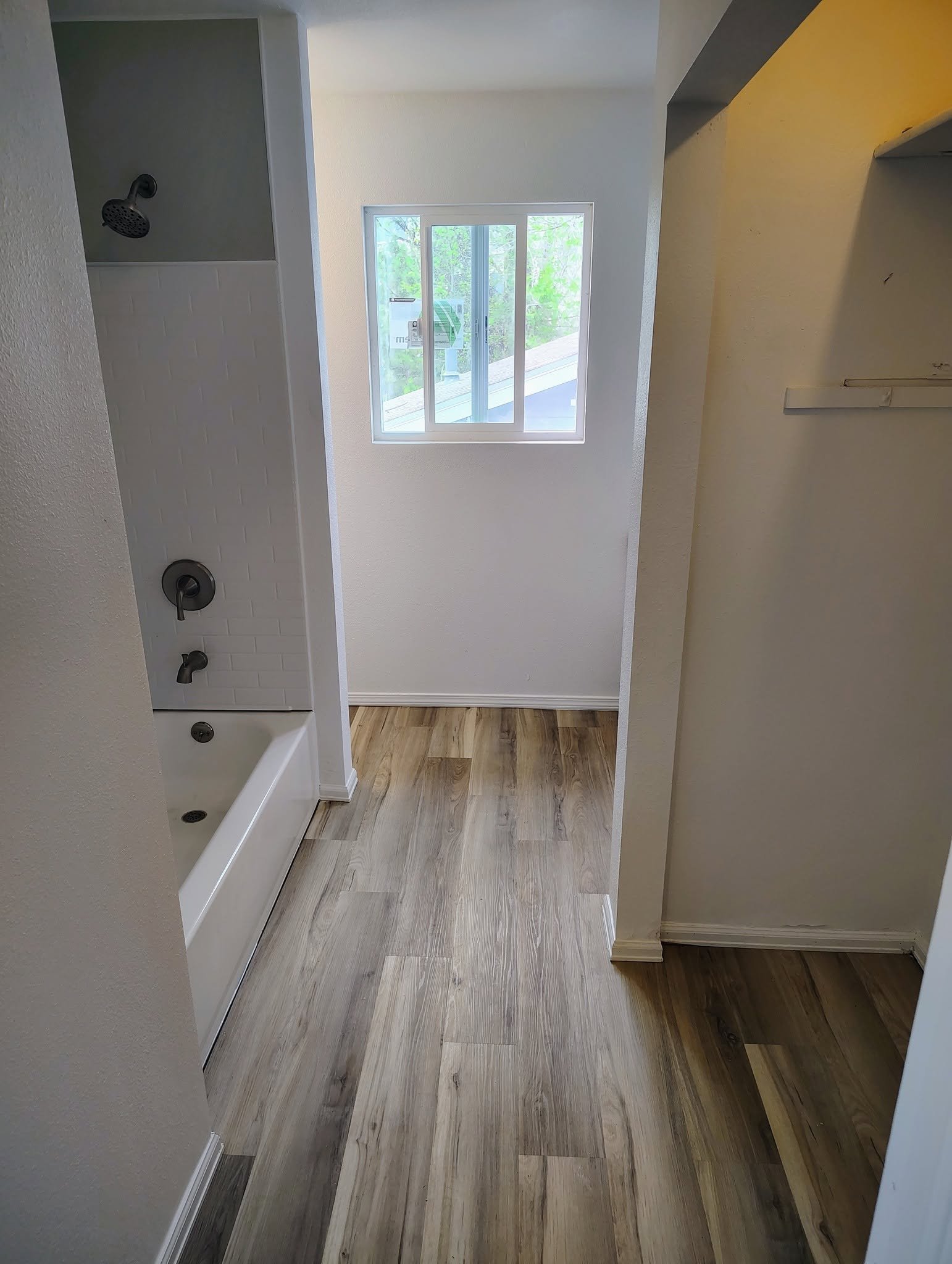 LVP Vaulted Living Room — Chess Remodels project