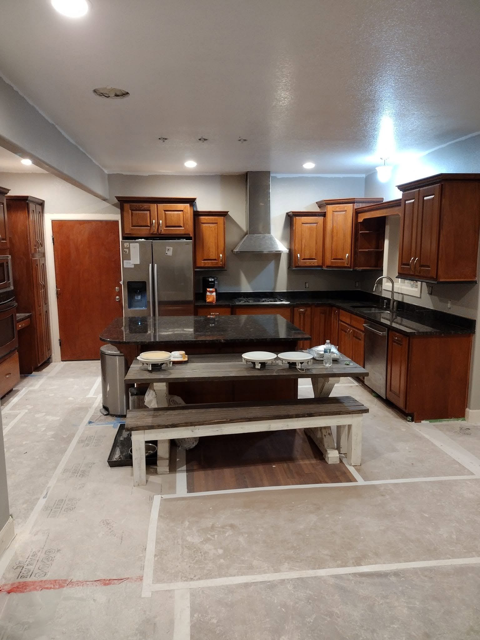 Cherry & Granite Kitchen — Chess Remodels project